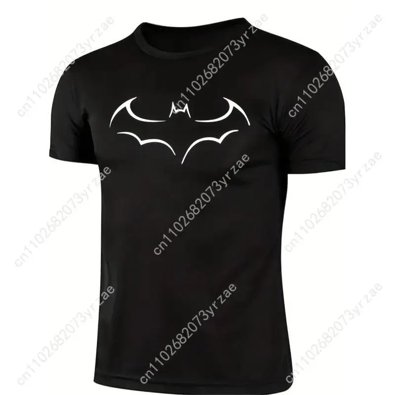 fashion bat print Casual Tshirt Man Woman High Quality Cotton Short Sleeves Fashion Comfortable T-shirt Soft Breathable Tops