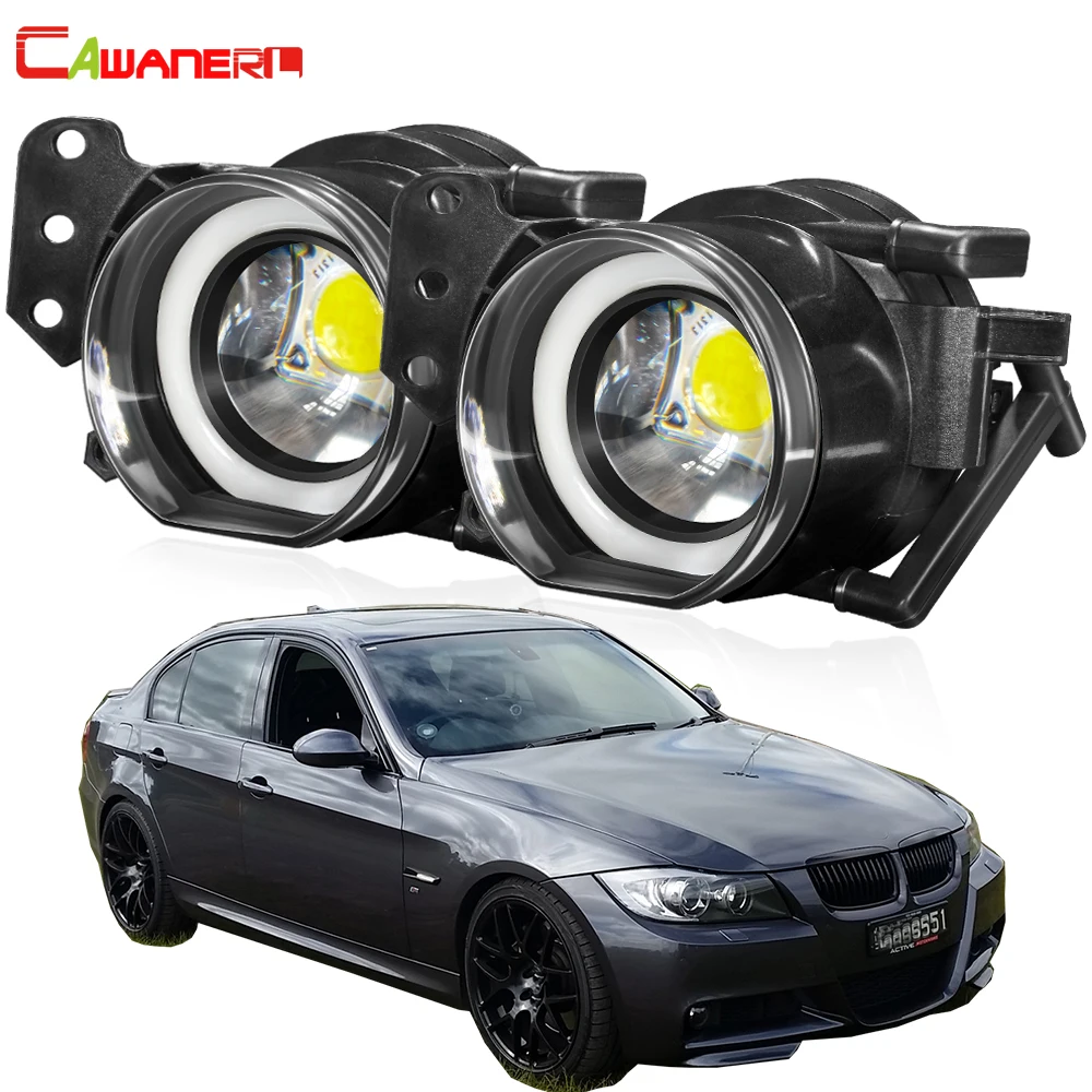 

2 шт. Автомобильные светодиодные противотуманные фары COB для BMW 335i 335xi Sedan 2006-2009 30 Вт Canbus Angel Eye противотуманные фары дневного света DRL 3000LM 12V