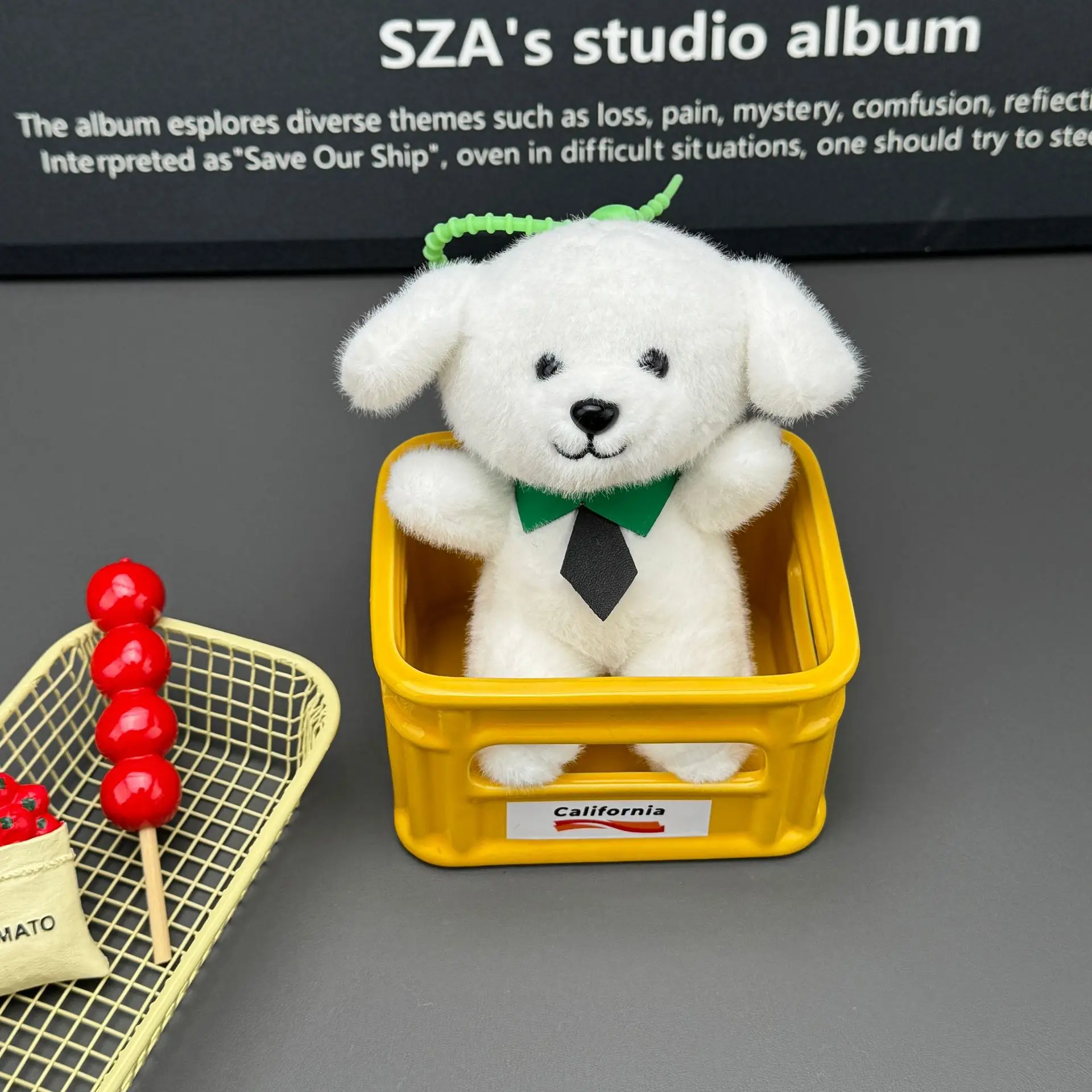 ใหม่คุณภาพสูงตุ๊กตาสุนัขตุ๊กตา Plush จี้น่ารัก Tie ตุ๊กตาสุนัขพวงกุญแจ Charm กระเป๋าคว้าเครื่องตุ๊กตาของเล่นเด็กของขวัญวันเกิด