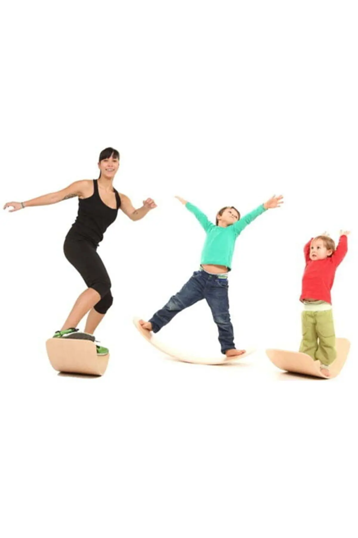 Yoga Wood Balance Board Child Adult Sports Board Balance Board Plywood Platform-the-Board Balancing