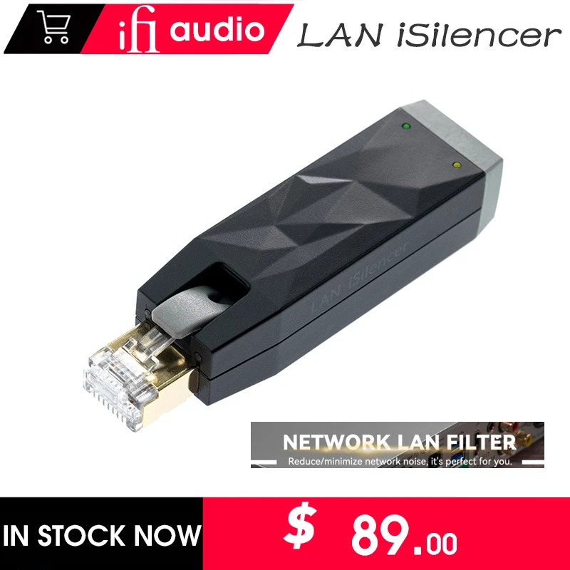 

iFi LAN iSilencer Signal Balanced Power Purify Filter Actively Removes Background Noise Signal Jitter SuperSpeed Transmission