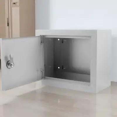 Outdoor Junction Box Wall Mounted Aluminum Breaker Box 30x25cm Weatherproof Splashproof Electrical Cable Enclosure