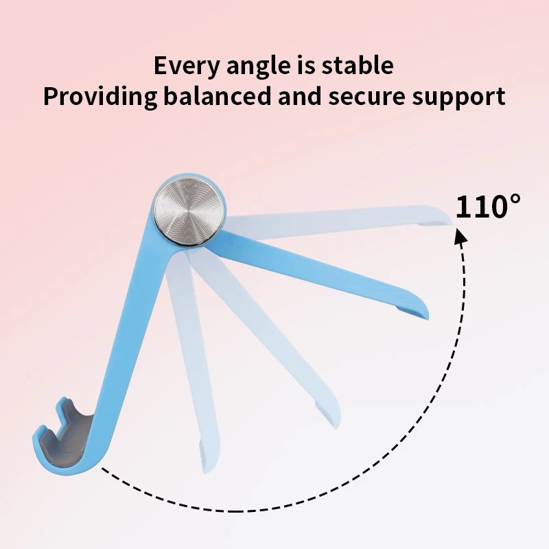 Universal Foldable Desk Phone Holder Mount Stand for Samsung S20 Plus Ultra Note 10 IPhone 17 Mobile Phone Tablet Desktop Holder view 6