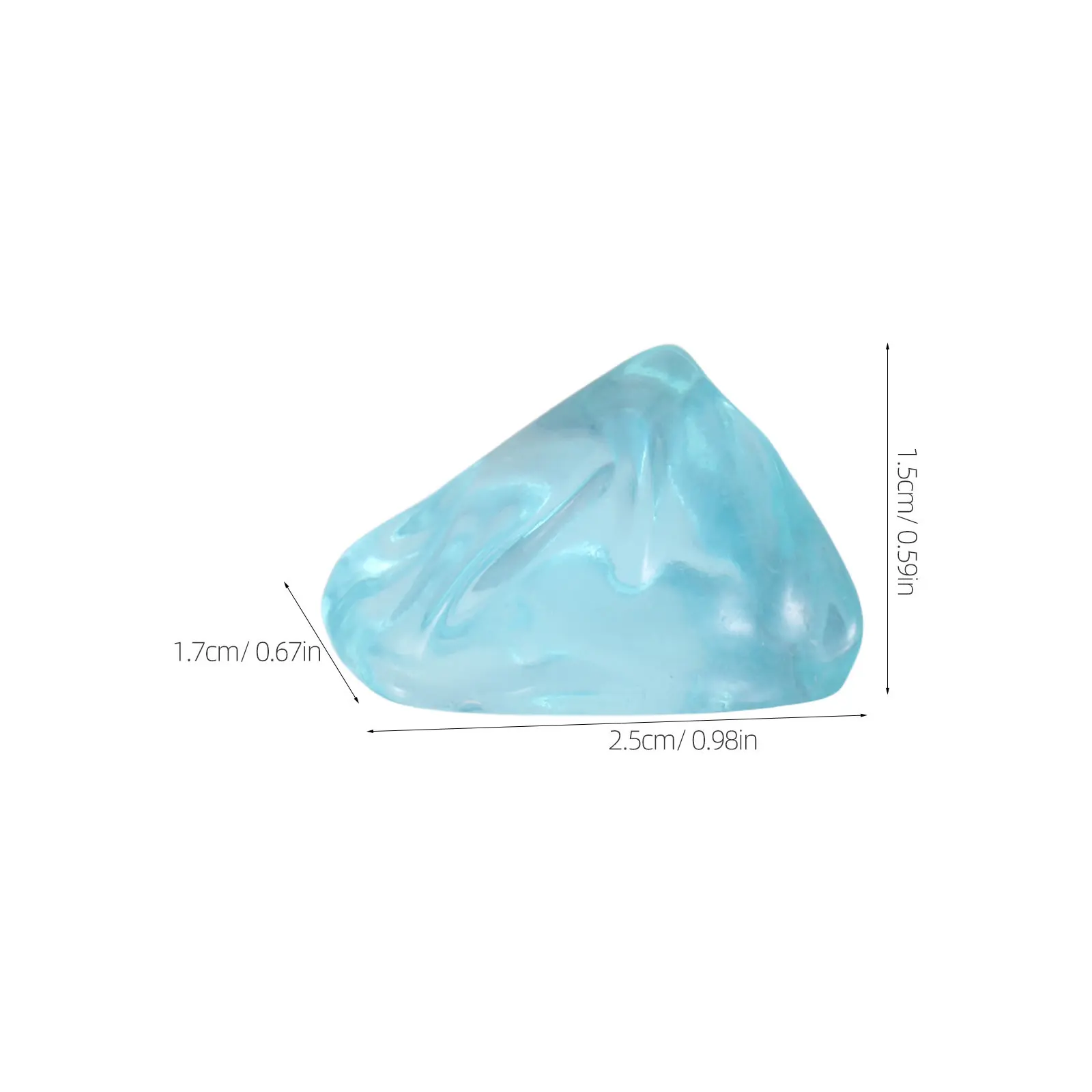 50Pcs Miniature Iceberg Glacier Scene Decorations Realistic Arctic Display for Aquarium Fairy Garden Micro Landscape Winter Cake