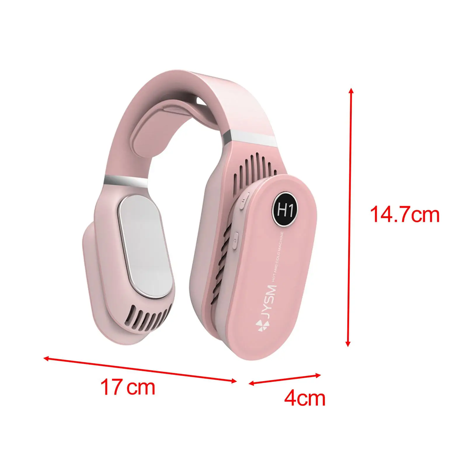 Neck Hanging Fan Cooling Warm Portable Wearable Adjustable No Hair Twisting Bladeless Fan for Women Men All Year Sports Outdoor