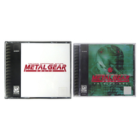 PS1 Metal Gear Solid Copy Game Disc Unlock Console Station 1 Retro Optical Driver Video Game Parts