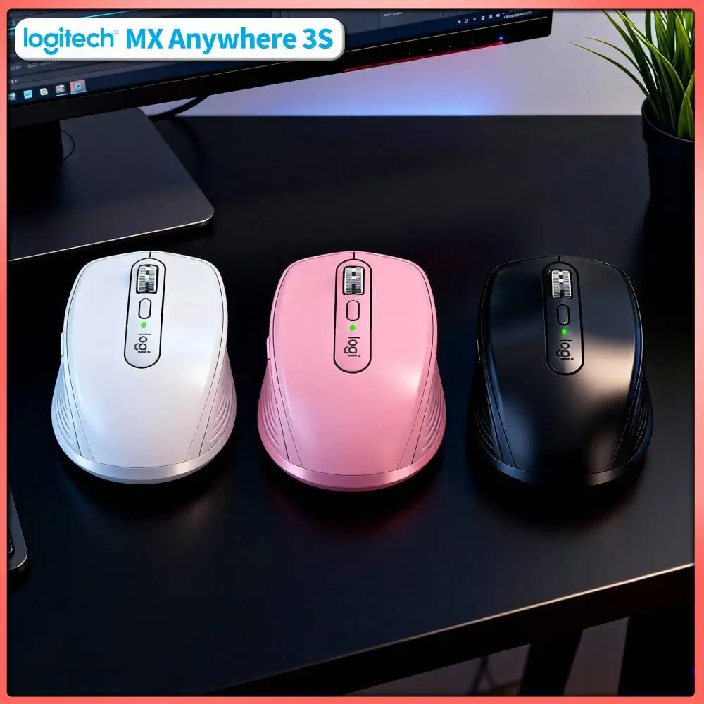 Wireless MX Anywhere 3S - 8000 DPI, Hyper-Scroll, Anti-Slip, Perfect for Grocery Exhibition Trip & Business Travel