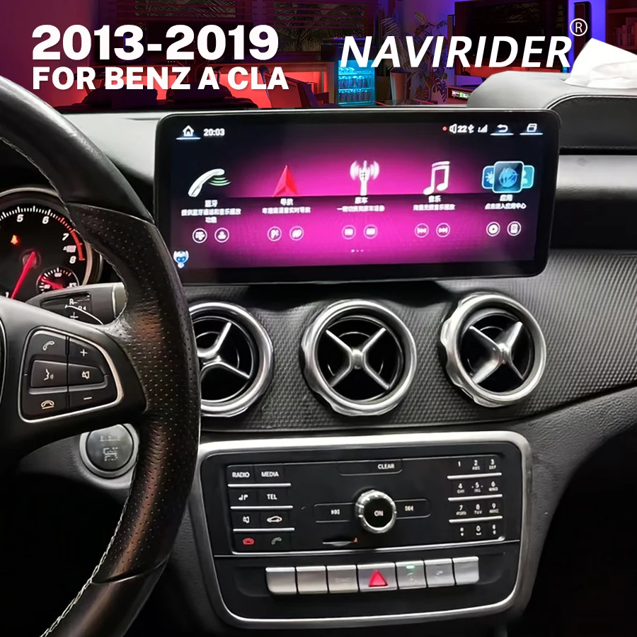 

Qualcomm 685 Android Touch Screen For Mercedes Benz A Class CLA GLA 2016-2018 GPS Wifi LTE With Carplay Android Auto Car Radio