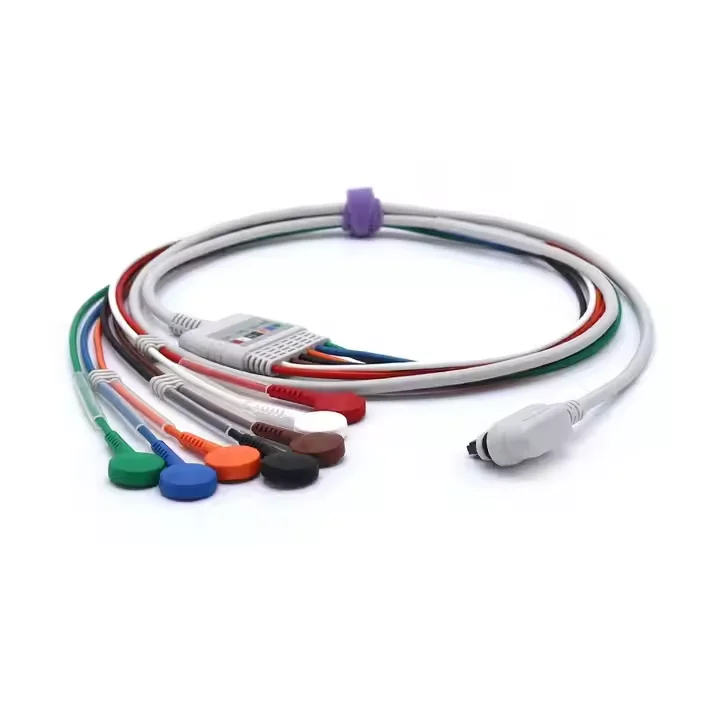 

Compatible GE-SEER Light 2008594-004 Holter Cable 16P 7 Leads Snap