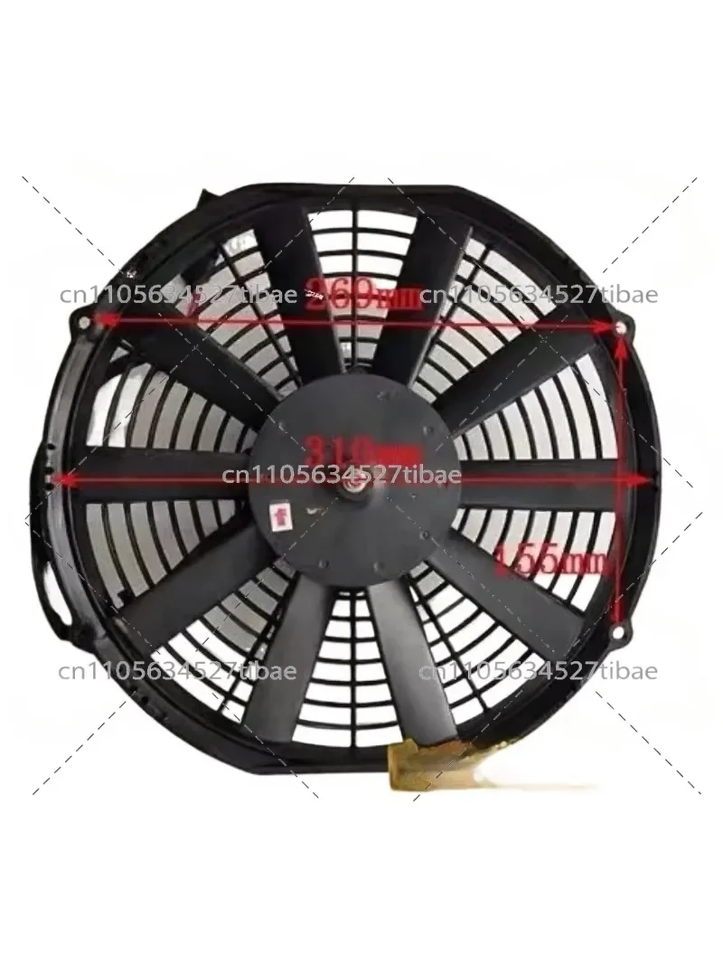 High-Quality Mixer Truck Hydraulic Oil Fan Radiator for Concrete Cement Tank Truck Replacement Part