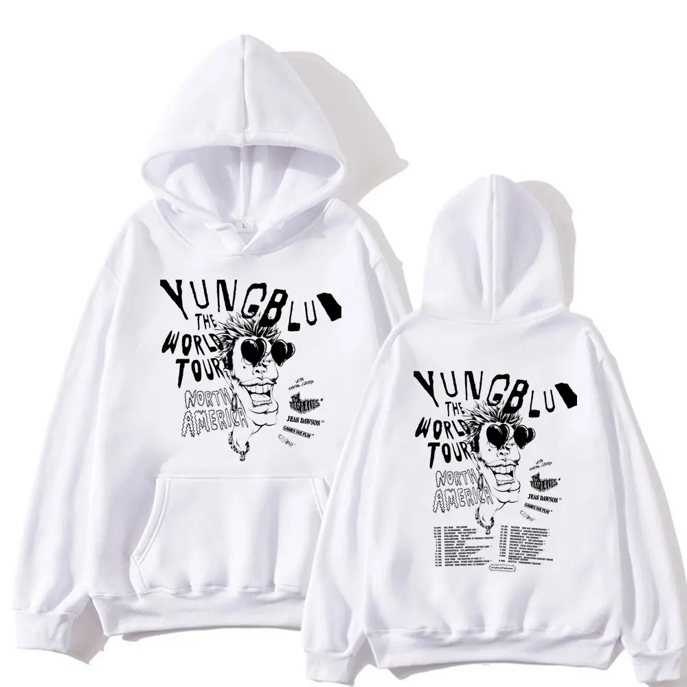 Rock Singer Yungblud 2023 World Tour Hoodies Men Women Oversized Harajuku Fashion Hip Hop Fleece Sweatshirts Streetwear Hoodie