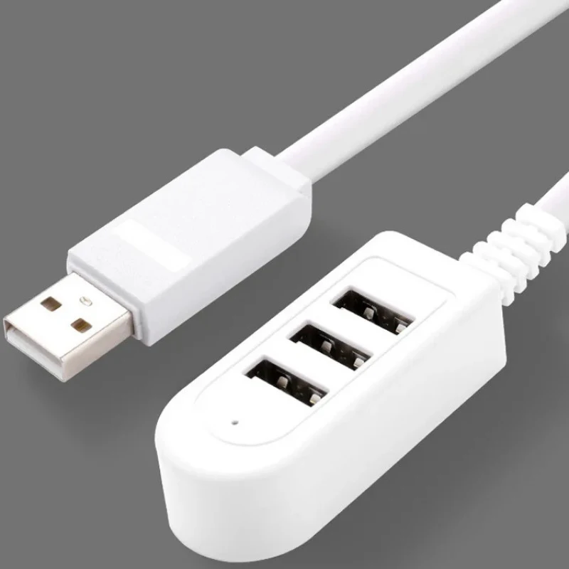 1-5pcs One For Three Brand New 3-Port Multi-USB Hub 5V Splitter, Charger Extension Cable External Extension Cable USB3.0 Hub