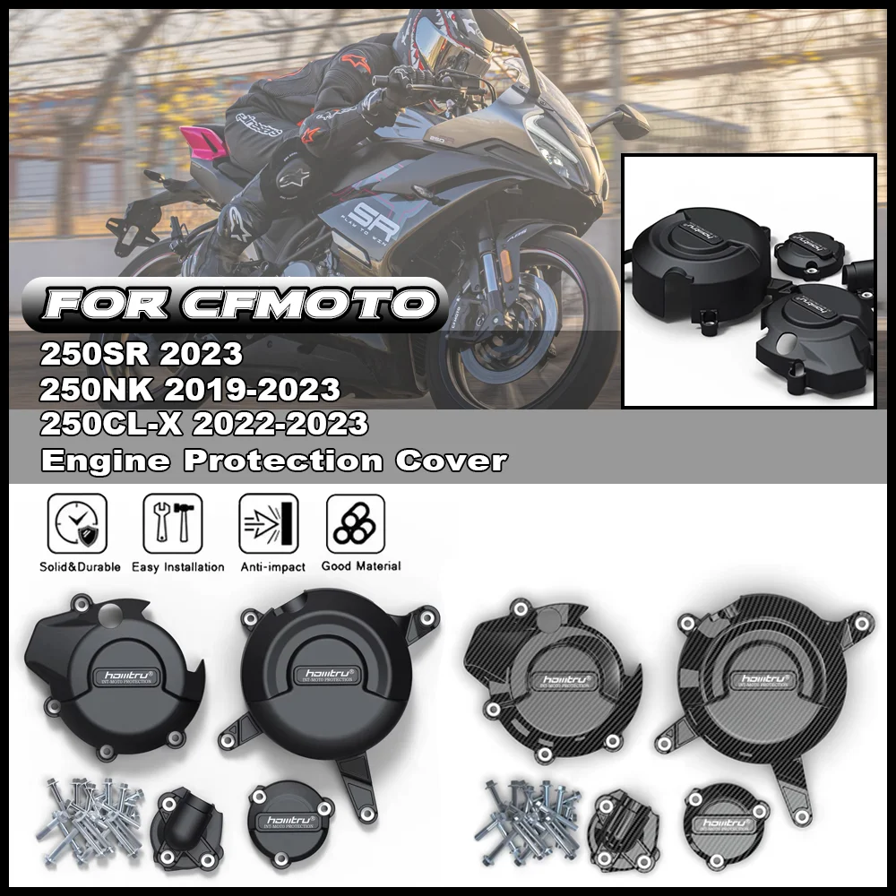 

For CFMOTO 250SR 2023 250NK 2019-2022 2023 250CL-X 2022-2023 Motorcycle Accessories Engine Fall Protective Cover Engine Cover