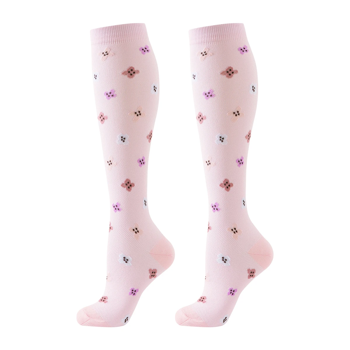 6 Pairs flowers Compression Socks Nurse Compression Socks Sport Ladies Lady Women Running