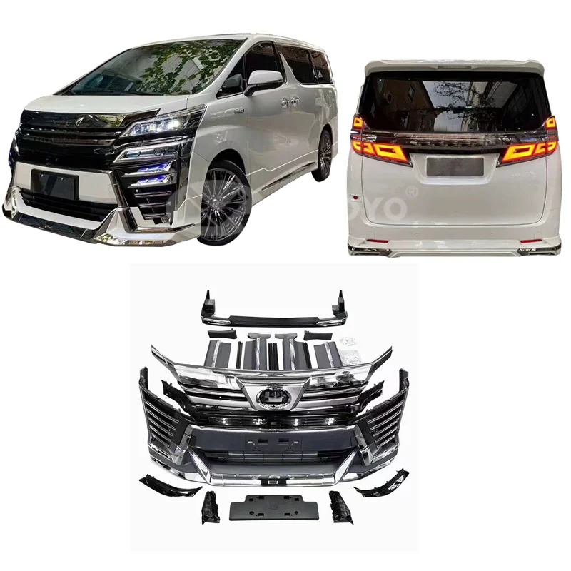 Car Upgrade Modify Full Body Kits Used For Toyota Alphard Car Body Kit