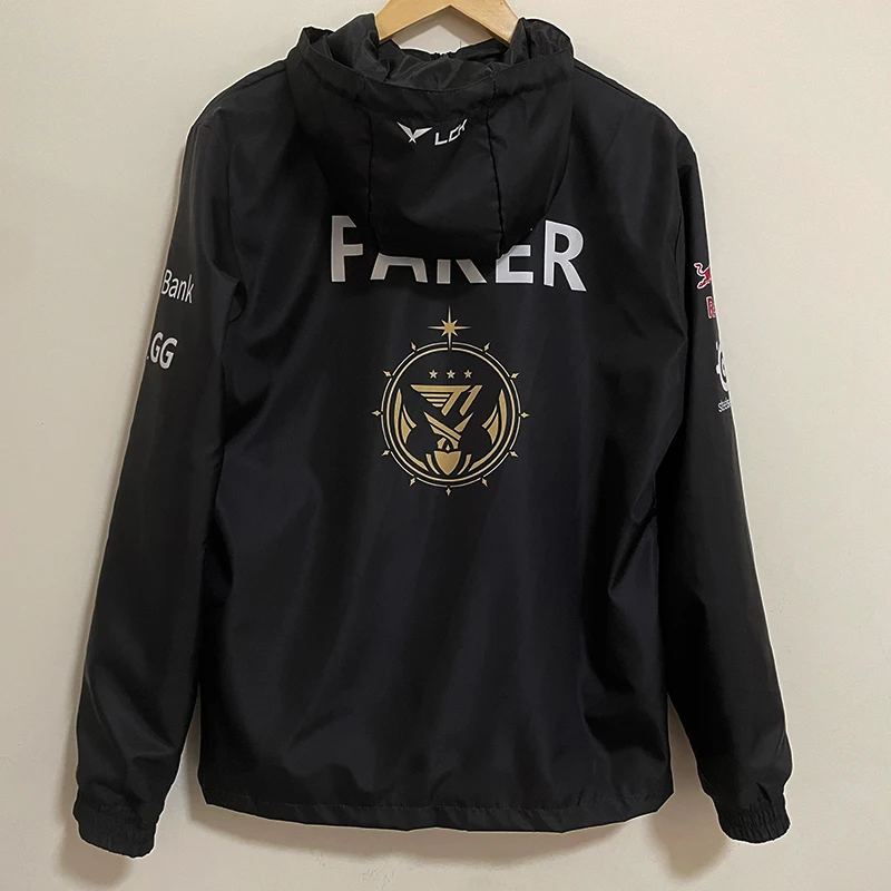 

T1 Team FAKER Same Team Uniform Jackets S13 World Championship 2023 to Conquer Game LOL SKT Surrounding Spring Coat 2024 Новинка