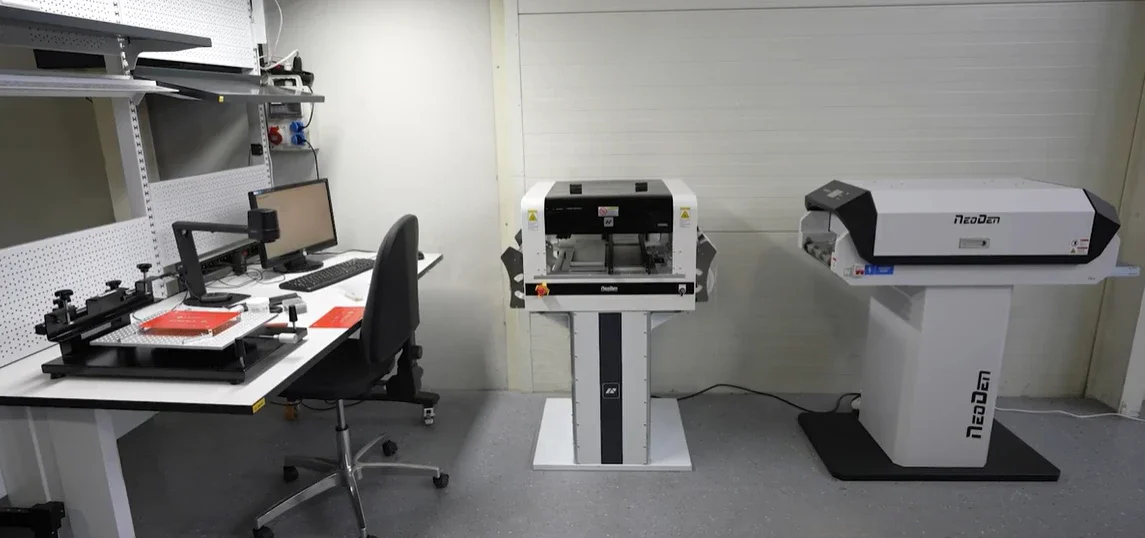 Premium 4 Head Desktop Flexible Smt Production Line Smd Pick and Place Machine for for 0201 BGA PCB Prototype