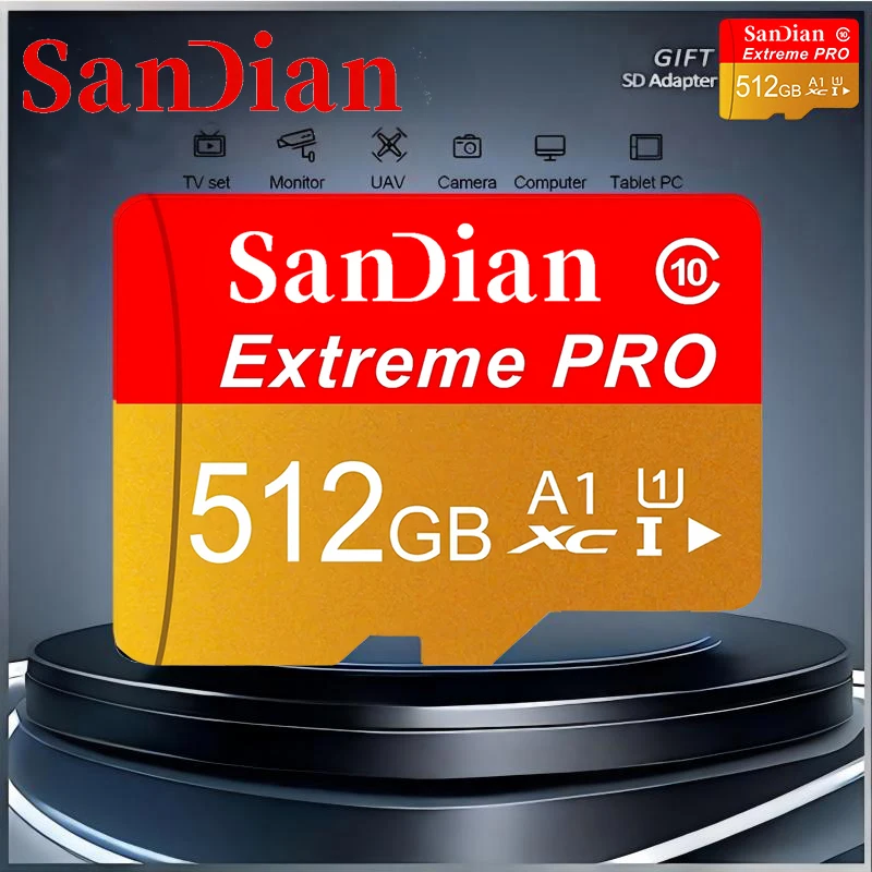 Rugged Micro TF SD Card 256GB 32GB 64GB SD Cards TF Cards Memory Card U3 Class 10 for Dash Cam/Tablet/Laptop/Desktop/Router