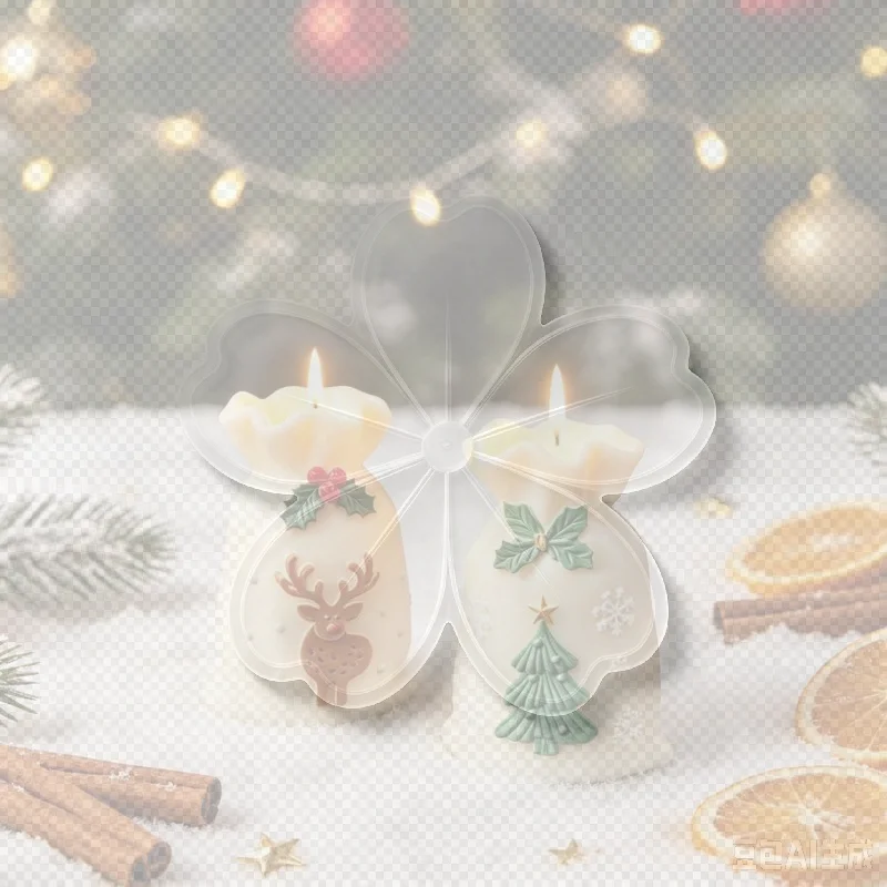 Art Craft Easy - Cetakan Silikon Kantong Santa yang Dapat