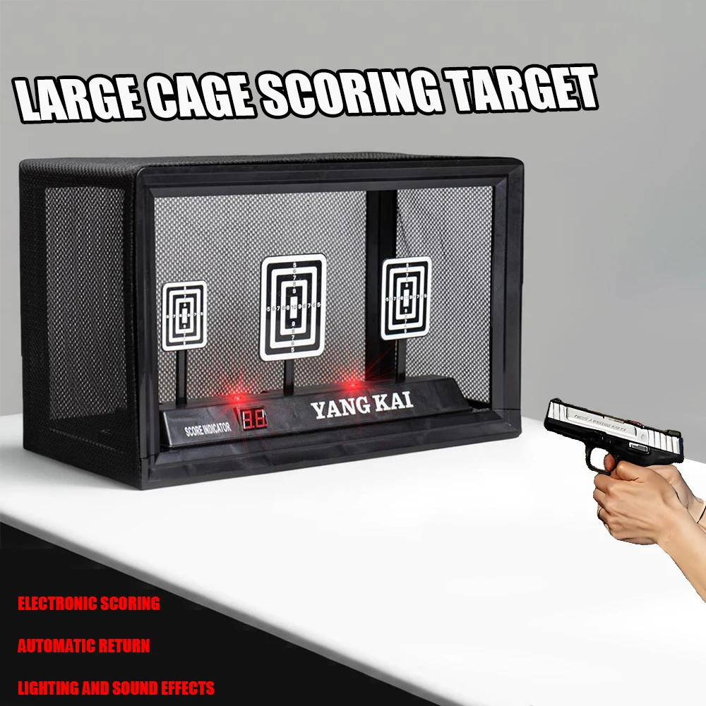 

Electronic scoring target Automatic return Toy gun practice target Live CS children's shooting soft bullet