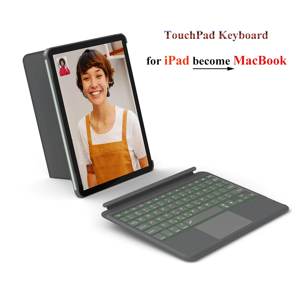 WiWU Newest Keyboard for iPad Air 5 4 Detachable Bluetooth Keyboard for iPad 11 10.9 10.5 10.2 Pen Slot Wireless Keyboard