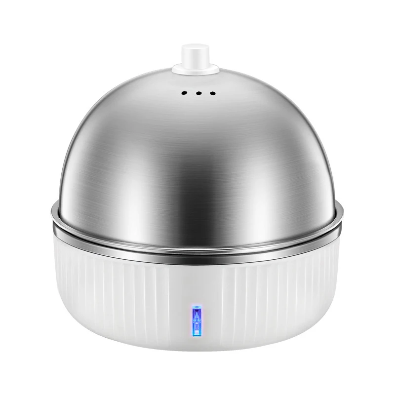 ミニ卵調理器-y-zdq2-タイミングステンレス鋼自動電源オフ家庭用卵蒸し器電気蒸し器スリーインワン朝食