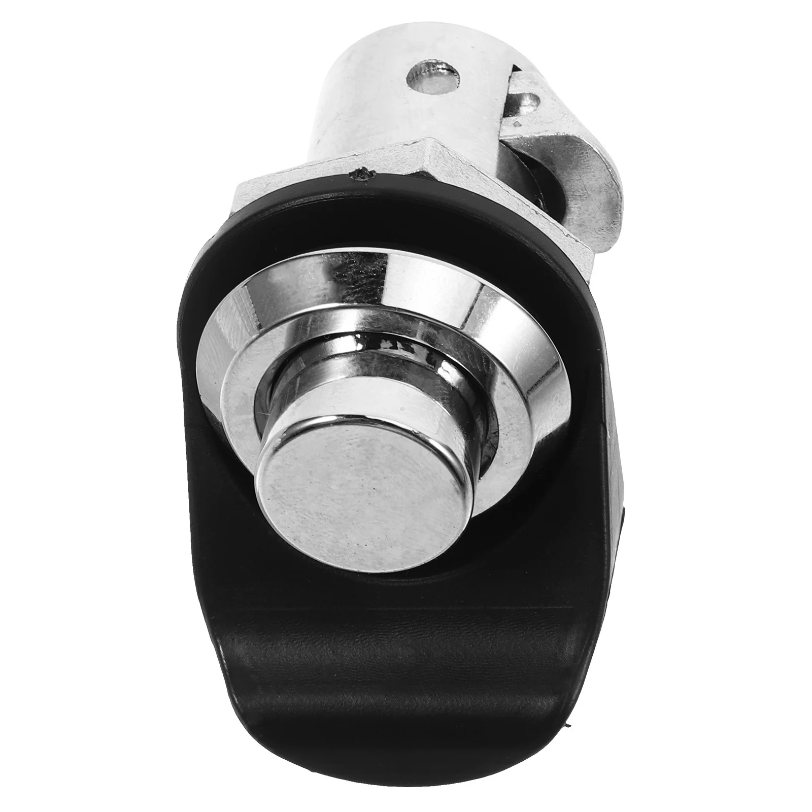 

Push Button Retractable Impact Lock Round Head Press to Close Latch Heavy Duty Alloy Security for Cabinet Tool Box Glove Box Rv