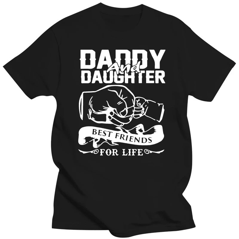 Daddy Daughter Best Friends For Life T Shirt Dad Birthday Fathers Day Gift Top Confortable Tee Shirt