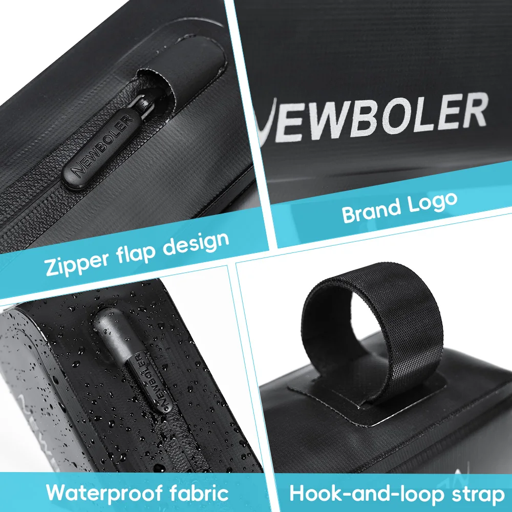 NEWBOLER 2,5L Fahrradrahmen-Vorderrohrtasche Fahrrad-Packtasche MTB Rennrad-Werkzeugtasche Fahrrad-Oberrohrtasche Fahrradzubehör – Detail 14