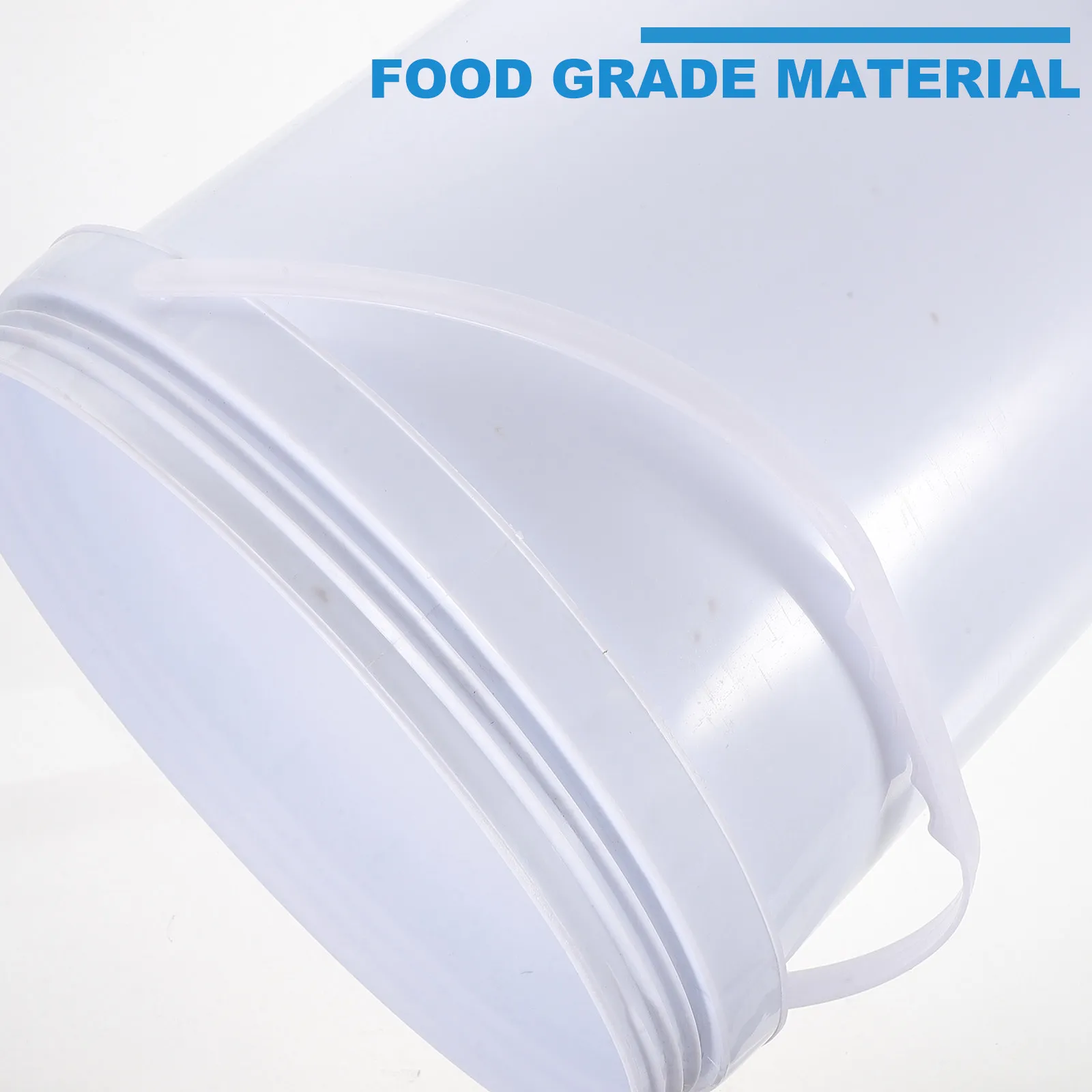 9L White ABS Round Bucket Multi-Functional Pigment Container Airtight Paint Mixing Storage Bucket Paint Buckets for Painting