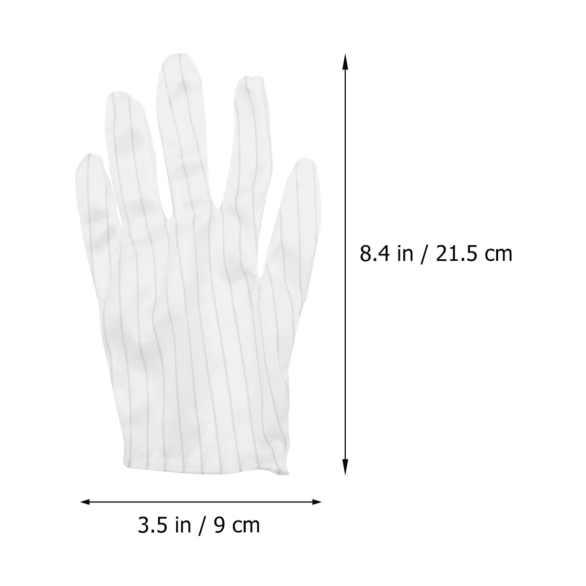 10Pairs Anti-Static Gloves Lightweight Comfortable One Size Fits Most Protective Industrial Working Gloves for Electronics