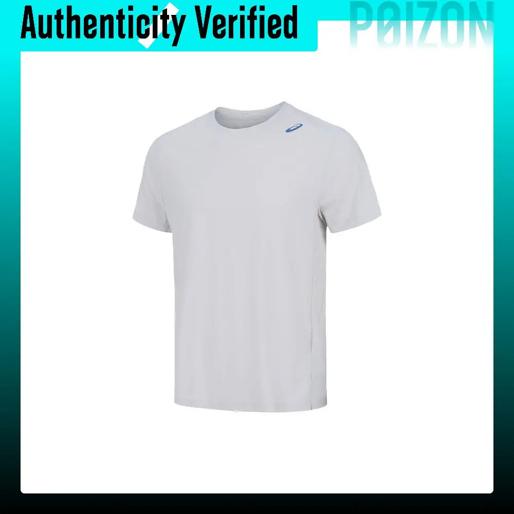 ASICS Running T-Shirts Men's Gray White 2011D628-020
