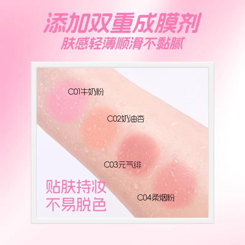 VEECCI Liquid Blush Highlighter Contouring Bronzer Matte Shimmer Nude Rouge Balm Waterproof Longlasting Smudge-proof Face Makeup