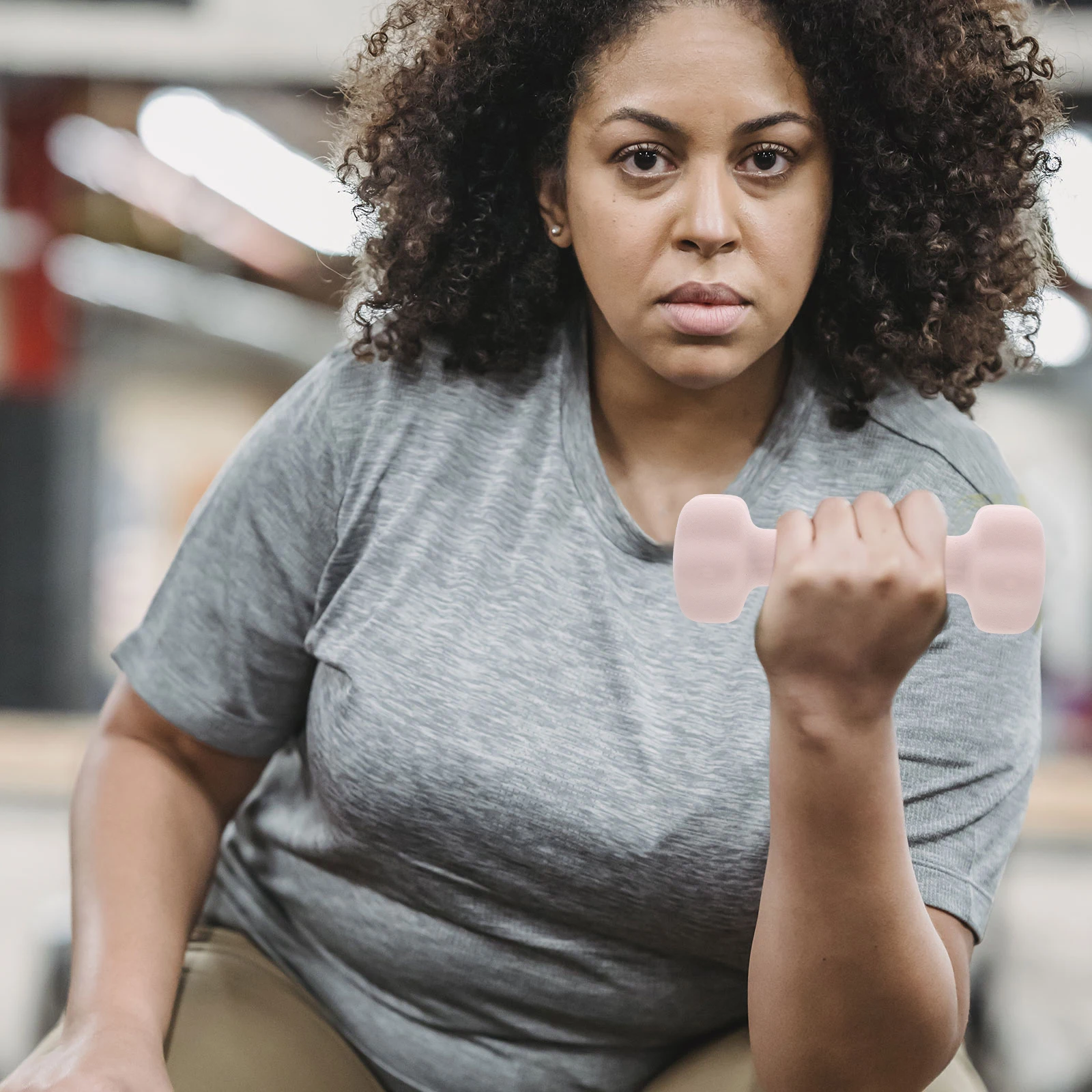 Mancuernas para mujer de 1kg, pesas de mano ergonómicas y cómodas recubiertas de vinilo, ideales para entrenamiento de fuerza y cuerpo en casa