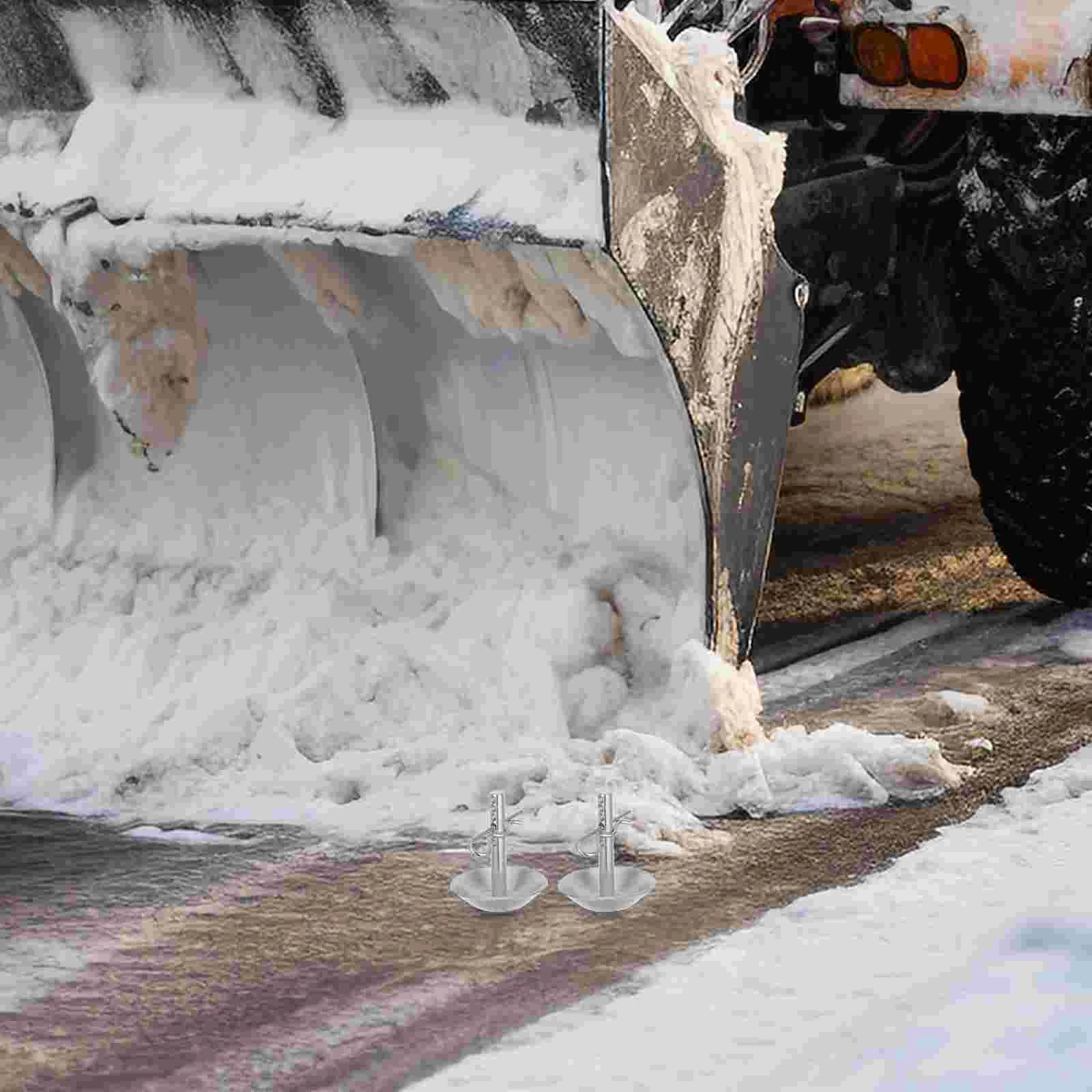 2 セット金属除雪車スキッドシューズ ATV UTV レンジャー調整可能な交換用ボトムバケット 304 効率的な雪