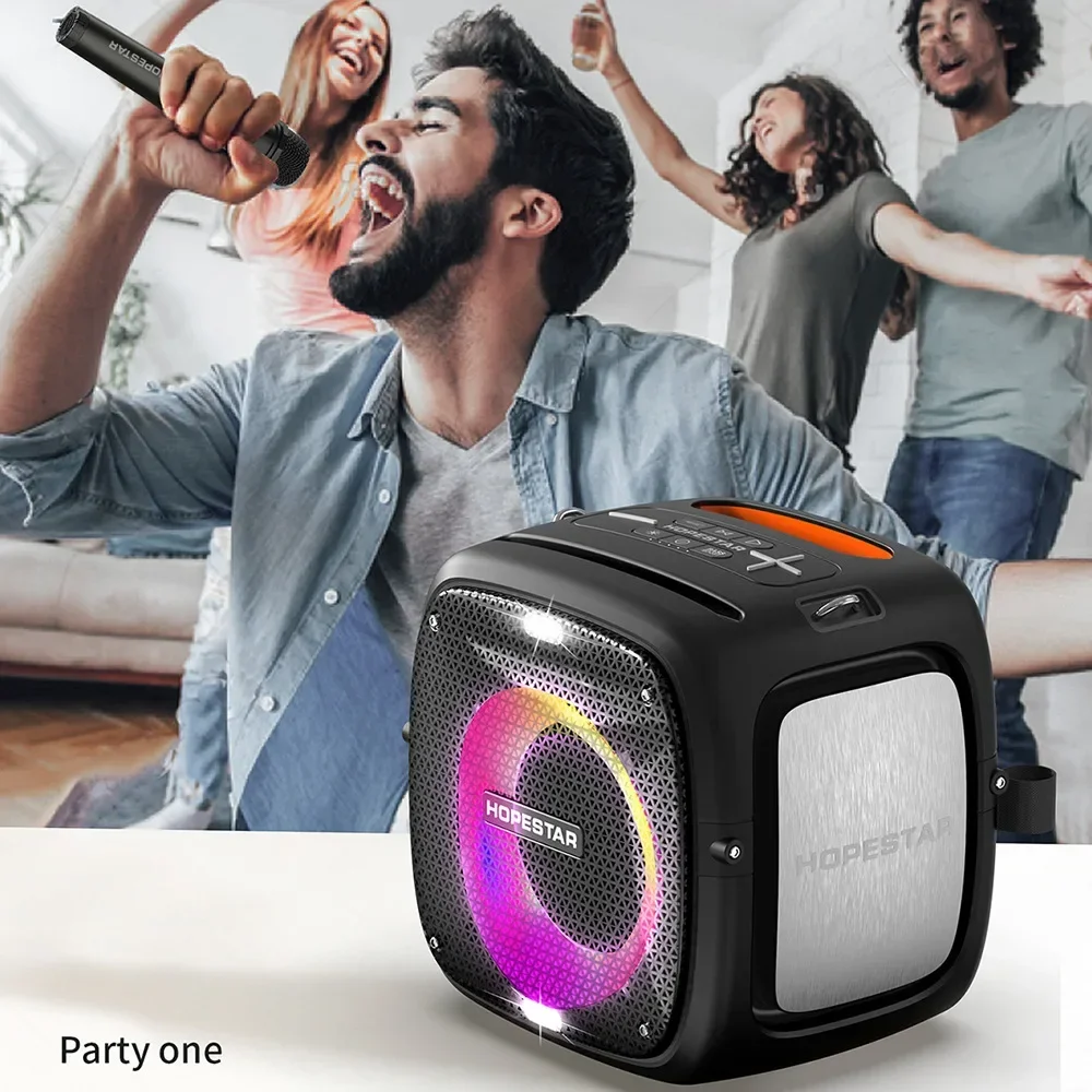 Redwingy Großer tragbarer Bluetooth-Lautsprecher mit Super-Bass, Party im Freien, Lautsprecher mit einem lauten Sound, angetriebener wasserdichter Musik-Player