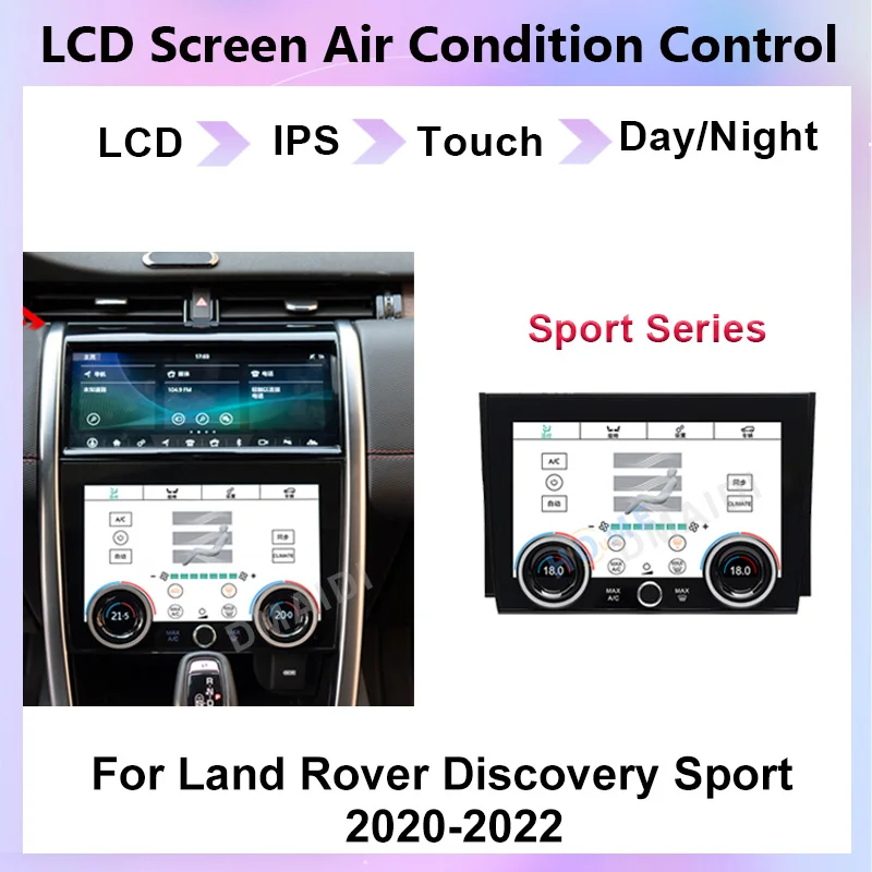 Air Conditioning Control LCD Climate Board For Land Rover Range Discovery Sport 2020-2022 AC Panel Display Touch Screen