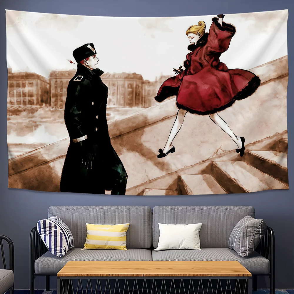 مانغا على شكل حرف V كوتيري إيما ألكساندر علم للتخييم في الهواء الطلق بار نزهة ديكور منزلي للحفلات الحلي راية