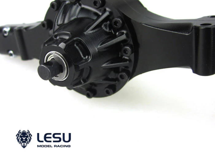 RC 1/14 LESU Differential-Hebelantrieb-Hinterachse für Tamiya Hydraulikbagger, Lader, Muldenkipper für VOLVO Tripper DIY-Teile – Detail 5