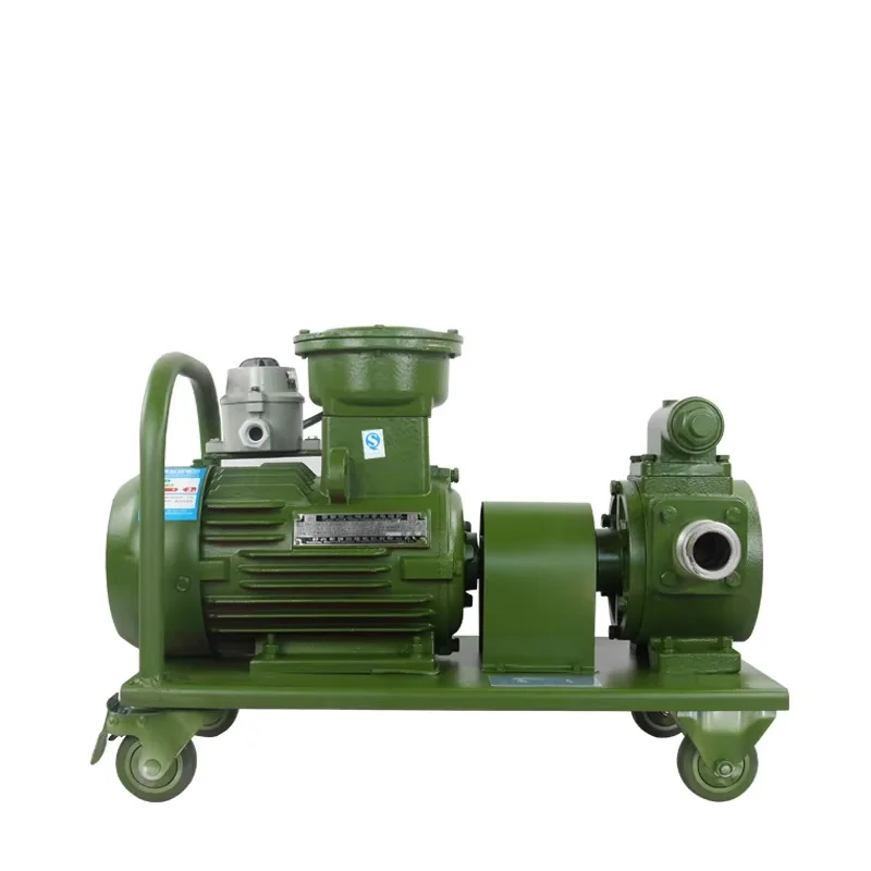 

2 inch Large flow oil pump 380V explosion-proof oil pump self-priming pump methanol gasoline diesel fuel pump sliding vane pump