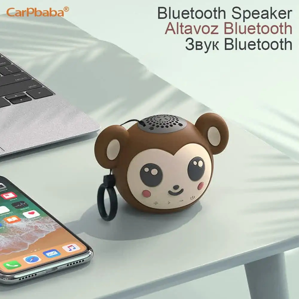 Carpbaba T700 Cartoon mischievous monkey wireless Bluetooth speaker small mini high pitched gift portable cute small speaker