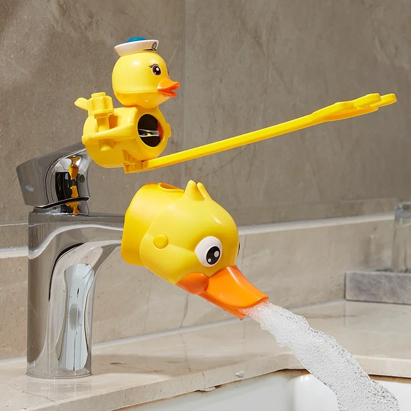 

Детский мультяшный удлинитель для смесителя, игрушки для ванной, детская мытье рук в ванной, аксессуары для раковины, детские игрушки для ванной комнаты, экономия воды