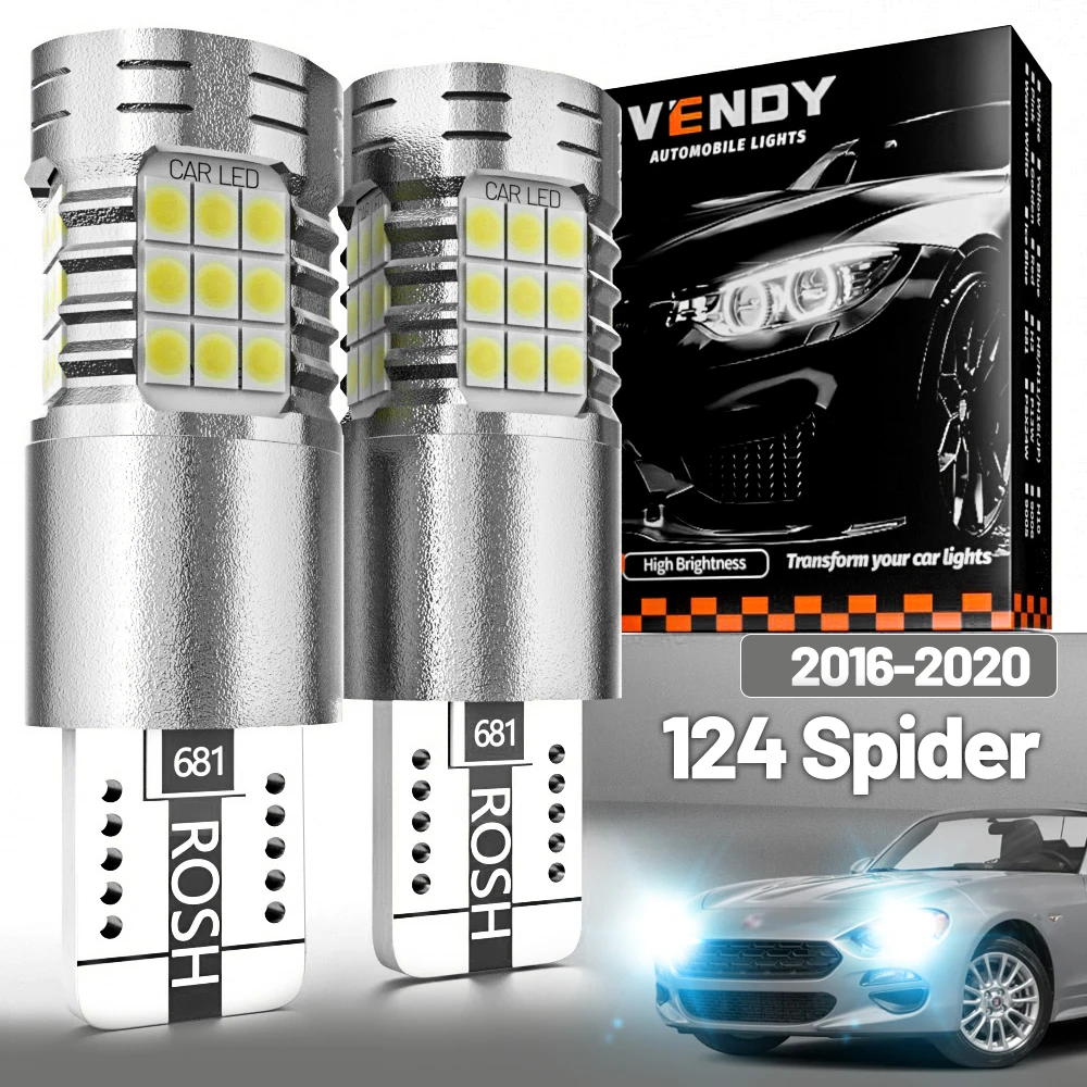 2 Stück LED-Standlicht für Fiat 124 Spider 2016–2020 Umrissleuchte 2017 2018 2019 Canbus-Zubehör