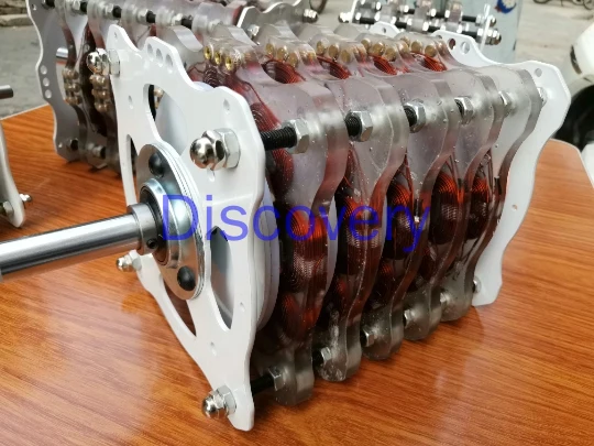 5000W Five-layer High-power Disc-type Permanent Magnet Coreless Generator DIY Low-speed Wind and Hydraulic Free Energy Research