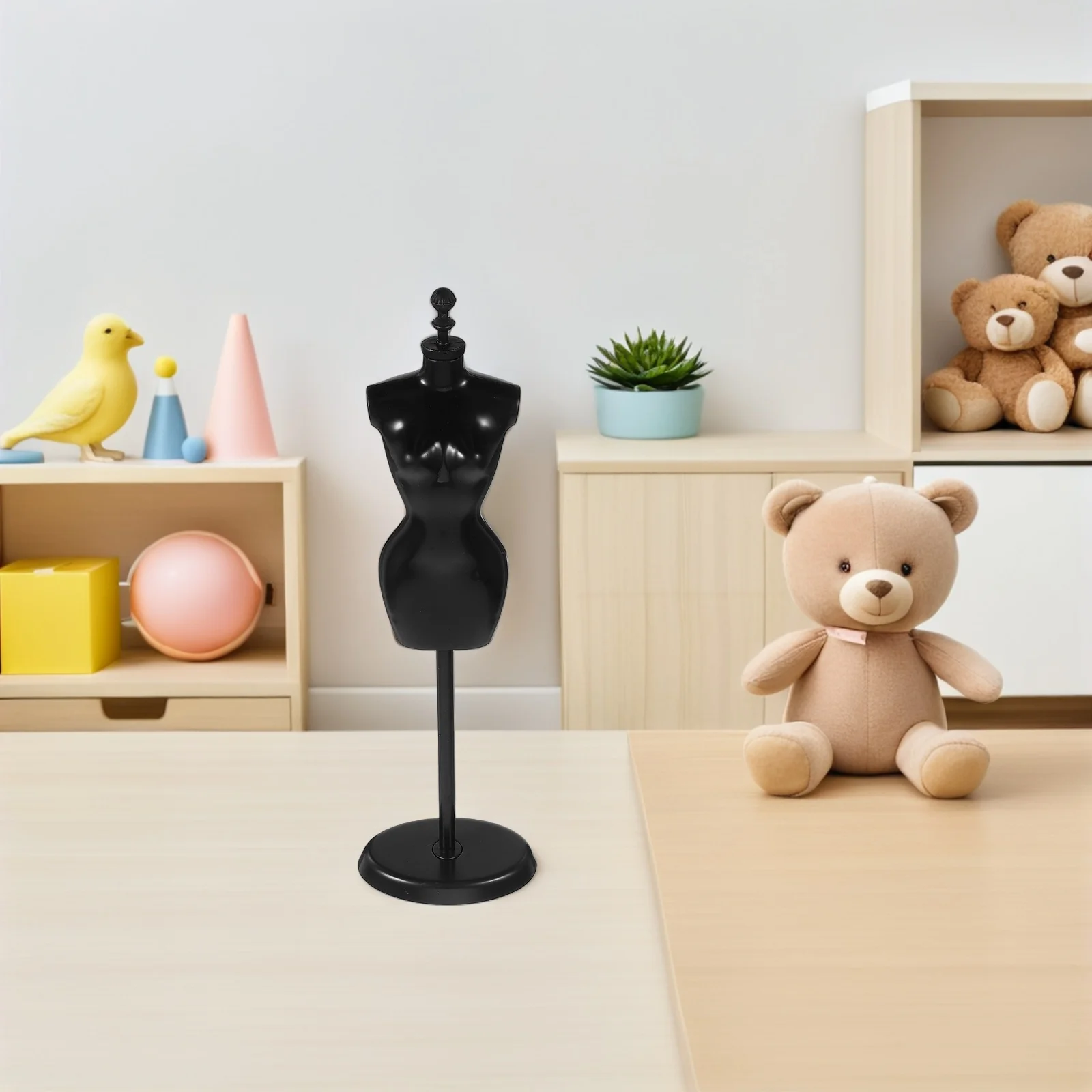 

6Pcs Mini Dress Support Stable Lightweight Portable Universal Compatibility Dollhouse Accessories Model Holder