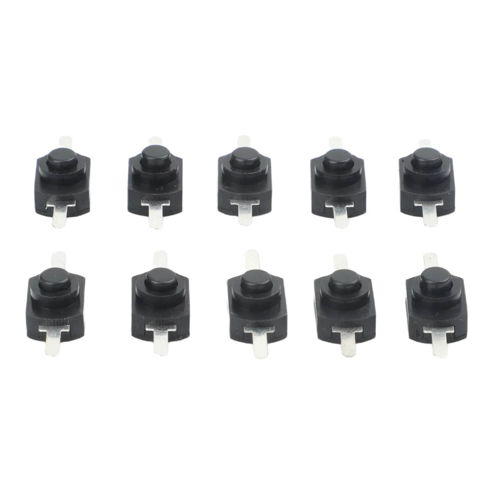 Reliable Push Button For Projects Lamp Base 2 Pin Terminal Torch Switch Compact Lightweight Plastic And Copper