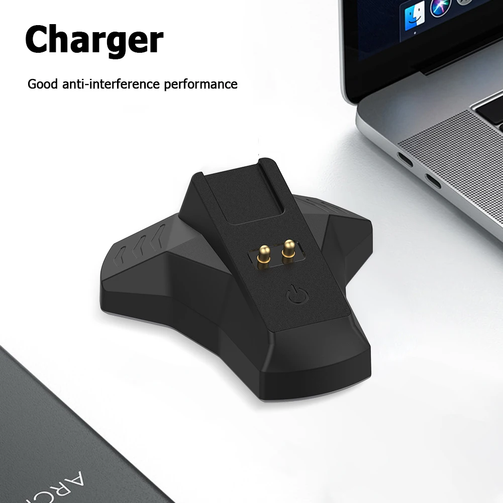 محطة شحن الماوس مع كابل شحن قاعدة الماوس ومؤشر حالة الشحن لـ Razer Viper/Basilisk