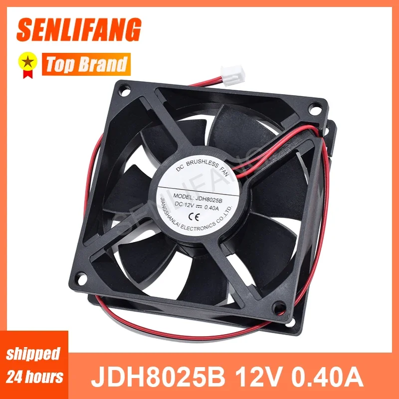 

New 8CM Fan JDH8025B For JSL Cooling 2-Line 12V 0.40A DC Brushless Cooler 8025 Well Tested