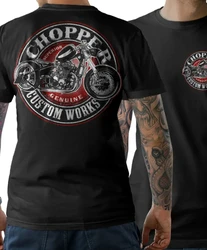 T-Shirt Biker Oldschool Motorrad Chopper Custom Schrauber Wrench Motorcycles Mc Double Side New Fashion Men Hip Hop Print Shirt