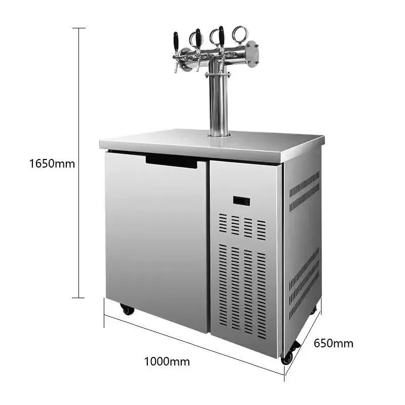 Commercial Draft Beer Dispenser Stainless Steel Cold Brew Beverage Tap System for Bar Restaurant Home Use High Quality